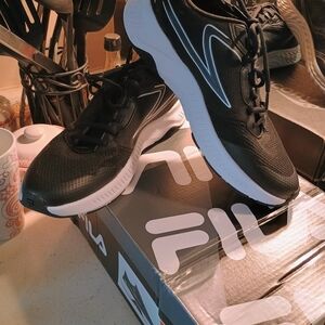 Fila Black and White Sneakers